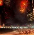 Imagem dos fogos de Copacabana em noite de Réveillon  Foto: iStock