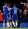 William comemora o gol que marcou na vitória do Chelsea sobre o Porto  Foto: Getty Images