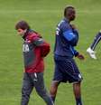 Mario Balotelli e Antonio Conte não parecem seguir o mesmo caminho quando o assunto é seleção italiana  Foto: Getty Images