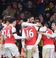 Mesmo com dificuldades, Arsenal conseguiu a vitória  Foto: EFE