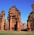 As ruínas de San Ignácio estão entre as sugestões para os brasileiros que visitam Foz do Iguaçu  Foto: diegorayaces/Shutterstock