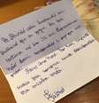 Dinheiro roubado foi devolvido quase integralmente, com um pedido de desculpas  Foto: Reprodução