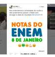 As notas do Enem serão divulgadas ainda hoje   Foto: Agência Brasil