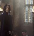 Alan Rickman no papel do professor Snape na saga Harry Potter  Foto: Reprodução