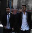 Neymar deixa a Corte Nacional, em Madri, na Espanha, após depor sobre acusação de fraude  Foto: Denis Doyle / Getty Images
