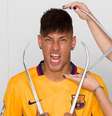 Neymar ganhará um boneco de cera em famoso museu londrino  Foto: Twitter / Reprodução