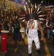 Carlinhos Brown no primeiro dia de Carnaval em Salvador  Foto: Fred Pontes / Divulgação