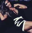 Nicole Bahls durante ensaio sensual em casa noturna de São Paulo  Foto: Conrado Carvalho/Agência Fio Condutor / Divulgação