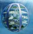 Para especialistas, o fundo dos oceanos será um bom lugar para construir "cidades-bolhas"  Foto: Samsung/BBC Brasil