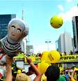 Manifestação pelo impeachment: gravações praticamente colocam Dilma para fora do Palácio do Planalto  Foto: Márcio Juliboni / O Financista