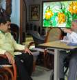 Fotografia de 19 de março mostra encontro do presidente da Venezuela Nicolás Maduro com o revolucionário Fidel Castro  Foto: EFE
