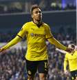 O atacante gabonês Aubameyang, do Borussia Dortmund  Foto: Getty Images 