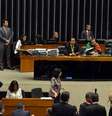 O plenário da Câmara dos Deputados durante discussão sobre o impeachment da presidente Dilma   Foto: Antonio Cruz/Agência Brasil