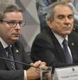 O presidente da Comissão Especial do Impeachment no Senado, Raimundo Lira, e o relator, Antonio Anastasia durante reunião para analisar e votar requerimentos   Foto: Agência Brasil