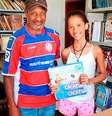 A pequena Maria Clara resolveu abrir uma biblioteca para incentivar o hábito da leitura nas crianças e adolescentes do povoado  Foto: Eco Desenvolvimento