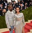 Kanye e Kim no Met Gala deste ano  Foto: Dimitrios Kambouris / Getty Images 