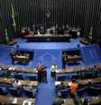 Caso Senado afaste Dilma, Temer assume interinamente até o julgamento final - quando pode ser confirmado no cargo  Foto: Senado Federal / BBC News Brasil