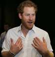 Príncipe Harry durante evento de boxe em Londres  Foto: Getty Images