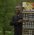 Amadou Gillen ganhou 4 milhões de euros na loteria britânica  Foto: The National Lottery / Reprodução