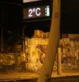 Termômetro marca 2ºC na região da Avenida Aricanduva, no Parque do Carmo, Zona Leste de São Paulo (SP)  Foto: Edison Temoteo / Futura Press