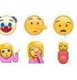 Entre os novos símbolos está o emoji assoando o nariz, a carinha com náusea e o palhaço  Foto: Emojipedia