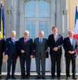 Ministros das relações exteriores dos países fundadores da União Europeia se reúnem em Berlim  Foto: EPA / BBC News Brasil