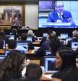 A Comissão de Constituição e Justiça decidiu rejeitar o recurso de Cunha e, assim, o processo de cassação de seu mandato segue para apreciação do plenário da Câmara   Foto: Antonio Cruz/Agência Brasil