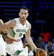 O armador Marcelinho Huertas, do Los Angeles Lakers, é um dos destaques da Seleção Brasileira de basquete masculino para a disputa da Rio 2016  Foto: Getty Images