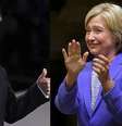 Donald Trump, candidato republicano, e Hillary Clinton, candidata democrata  Foto: Getty Images