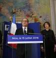 Após o ataque, o presidente francês, François Hollande, foi para Nice (foto). Hoje, ele anunciou reforço na luta contra o Estado Islâmico  Foto: Agência Brasil