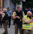 Policiais foram mobilizados em grande número para buscar autores de ataque  Foto: Getty Images / BBC News Brasil