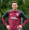 Atacante Gilberto em treino pelo São Paulo (Foto: Érico Leonan/saopaulofc.net)  Foto: LANCE!