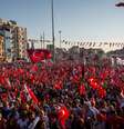 Protesto contra a tentativa de golpe militar na Turquia  Foto: Getty Images