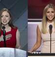 Chelsea Clinton (à esq.) e Ivanka Trump: bem-sucedidas e amigas fora da política, "primeiras-filhas" vêm ganhando destaque na campanha presidencial americana   Foto: Getty Images
