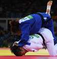 Rafaela Silva venceu com facilidade sua estreia na Rio 2016  Foto: Getty Images