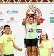 Em apenas um ano de corrida, conquistou diversas medalhas em provas de 100 metros  Foto: Facebook / Reprodução