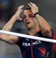Técnico de Renaud Lavillenie, Philippe d’Encausse fez alusão ao que chamou de "forças místicas"; "Brasil é um país bizarro", disse ele em entrevista ao jornal Le Monde  Foto: Getty Images