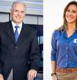 William Waack e Cris Dias se desentendem ao vivo no 'Jornal da Globo'  Foto: Divulgação, TV Globo / PurePeople