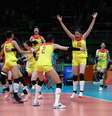 Jogadoras da China comemoram a conquista da medalha de ouro no vôlei feminino da Rio 2016  Foto: Getty Images