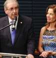 Eduardo Cunha e sua mulher, a jornalista Cláudia Cruz  Foto: Agência Brasil