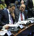 Aécio Neves no julgamento do processo de impeachment contra Dilma Rousseff  Foto: Fotos Públicas