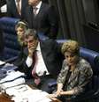 Brasília - Ontem a presidenta afastada Dilma Rousseff respondeu a perguntas de 48 senadores, em sessão que durou 14 horas   Foto: Agência Brasil