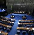 Brasília - Os senadores decidem hoje, por meio de votação nominal e com uso do painel eletrônico, se Dilma Rousseff mantém o mandato como presidente do país   Foto: Agência Brasil