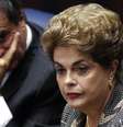 Na imagem, o ex-ministro José Eduardo Cardozo e Dilma Rousseff durante defesa no processo de impeachment no Senado  Foto: Marri Nogueira/Agência Senado