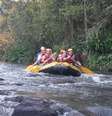 Rafting em Brotas foi o jeito de aproveitar adrenalina entre amigos  Foto: Arquivo pessoal