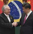 Presidente da China Xi Jinping recebe o presidente Michel Temer em Hangzhou  Foto: EFE