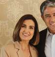 Fátima Bernardes e William Bonner  Foto: Sala de TV