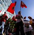 Representantes de movimentos sociais ocupam o prédio do Ministério do Planejamento  Foto: Agência Brasil