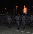 Policiais atiram contra manifestantes durante protesto em São Paulo  Foto: Peter Leone/futura Press