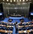 Sessão plenária do Senado para analisar MP 726/2016, que trata da reforma administrativa do governo Temer)  Foto: Agência Brasil